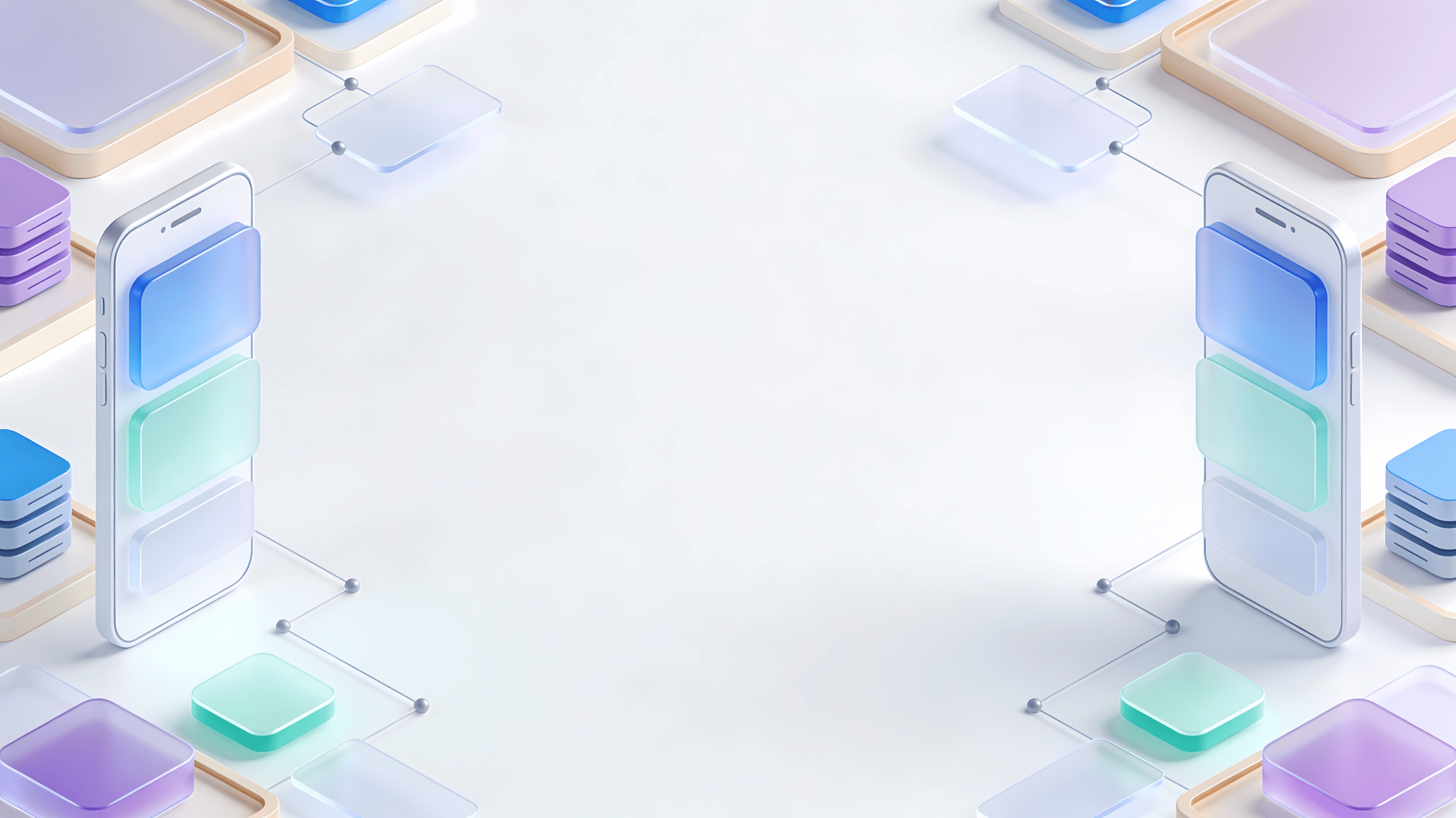 Abstract image for the Mobile App Development hero section