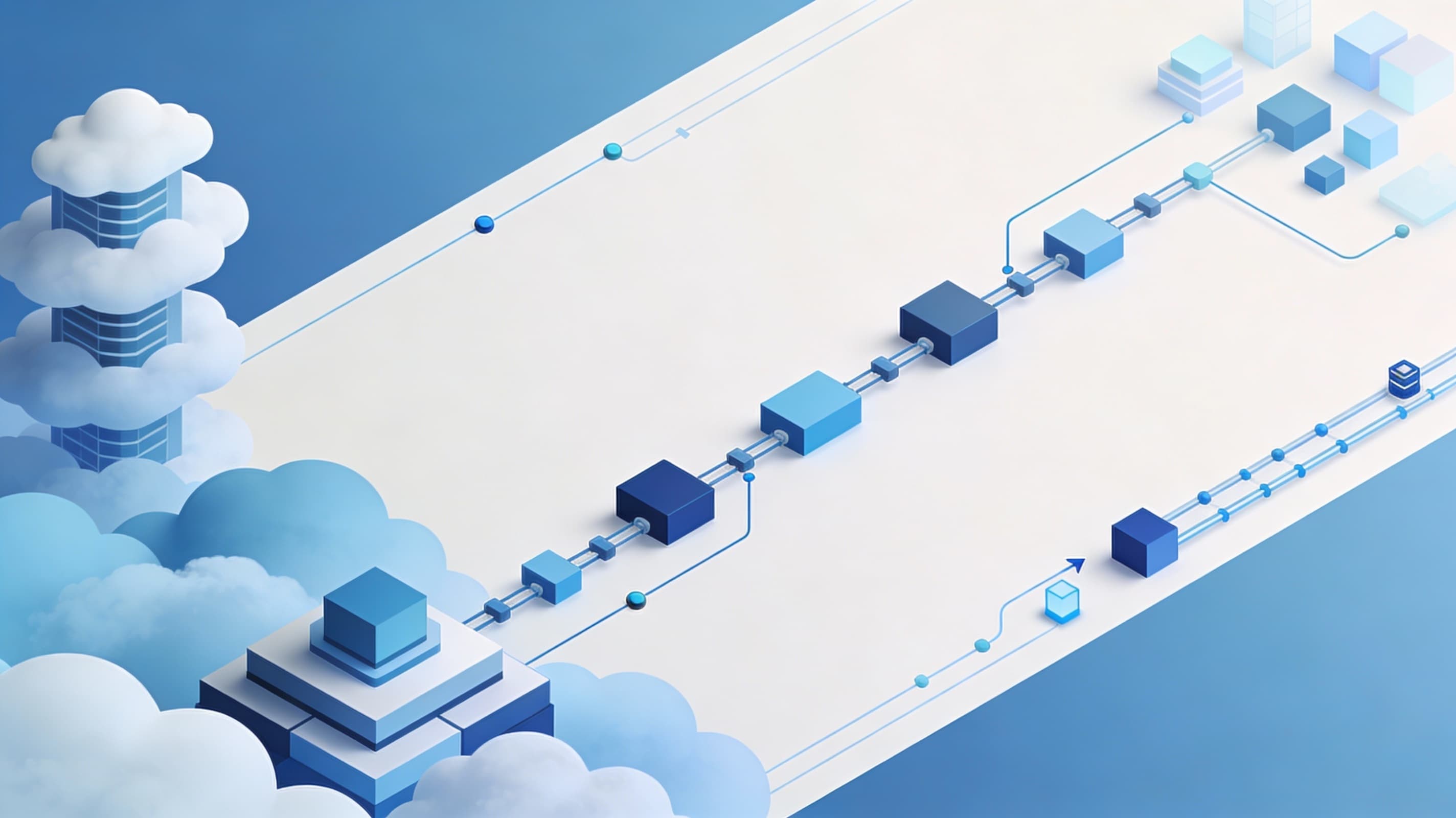 Image showing Azure cloud services architecture.