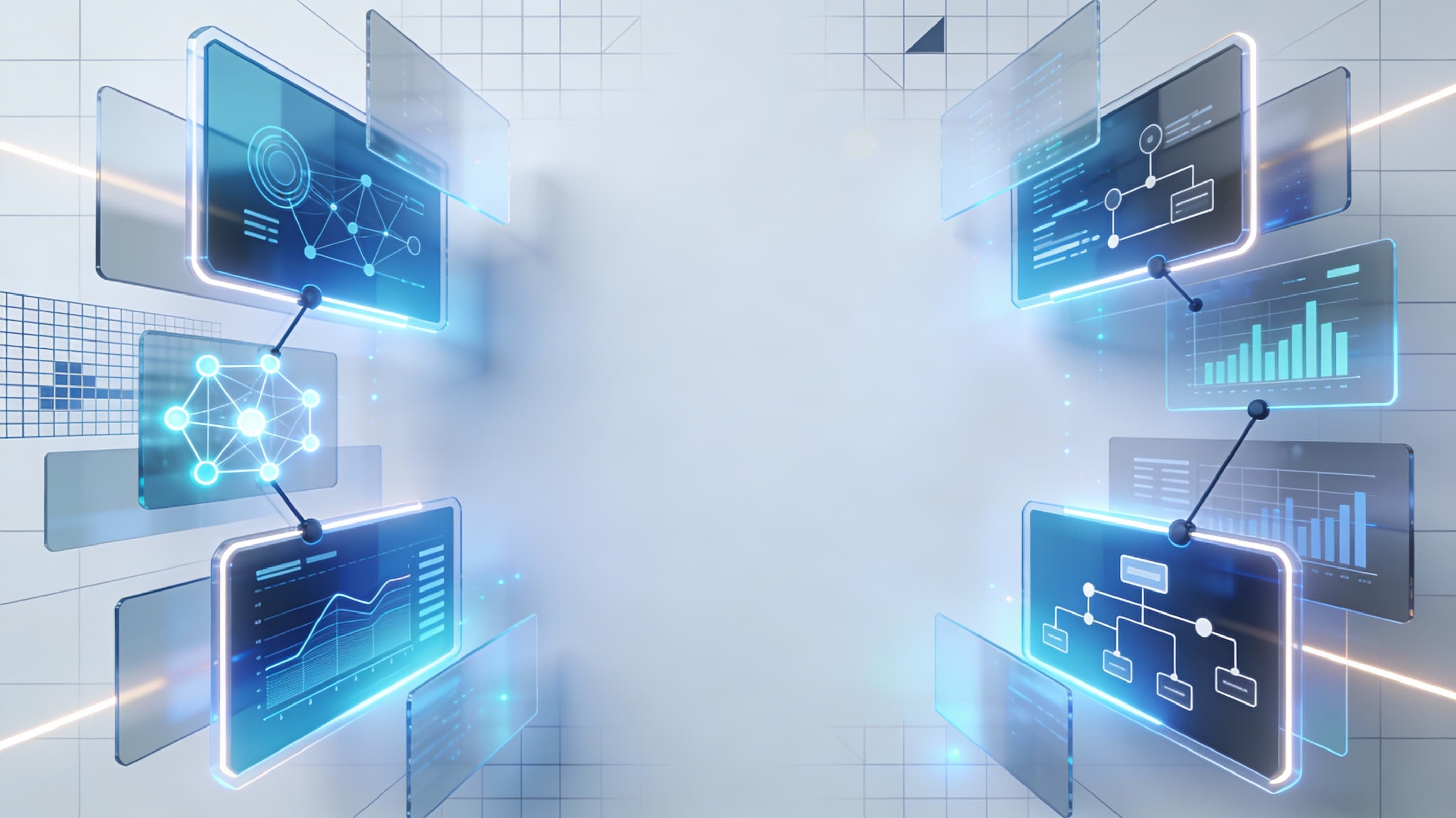 Business professionals discussing an SAP dashboard.